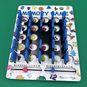 Melissa & Doug Flip to Win Wooden Memory Game Complete